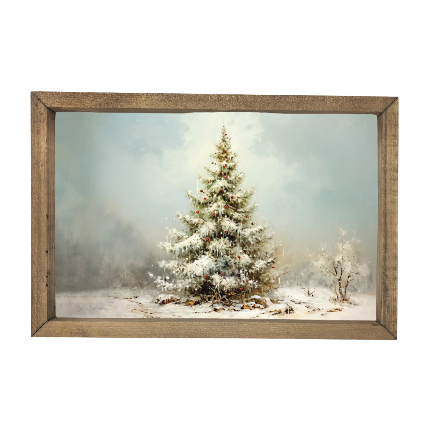 Fresh Christmas Tree Framed Art