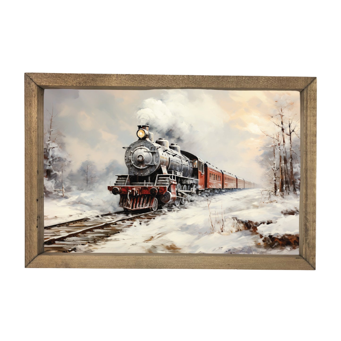 Christmas Train Framed Art
