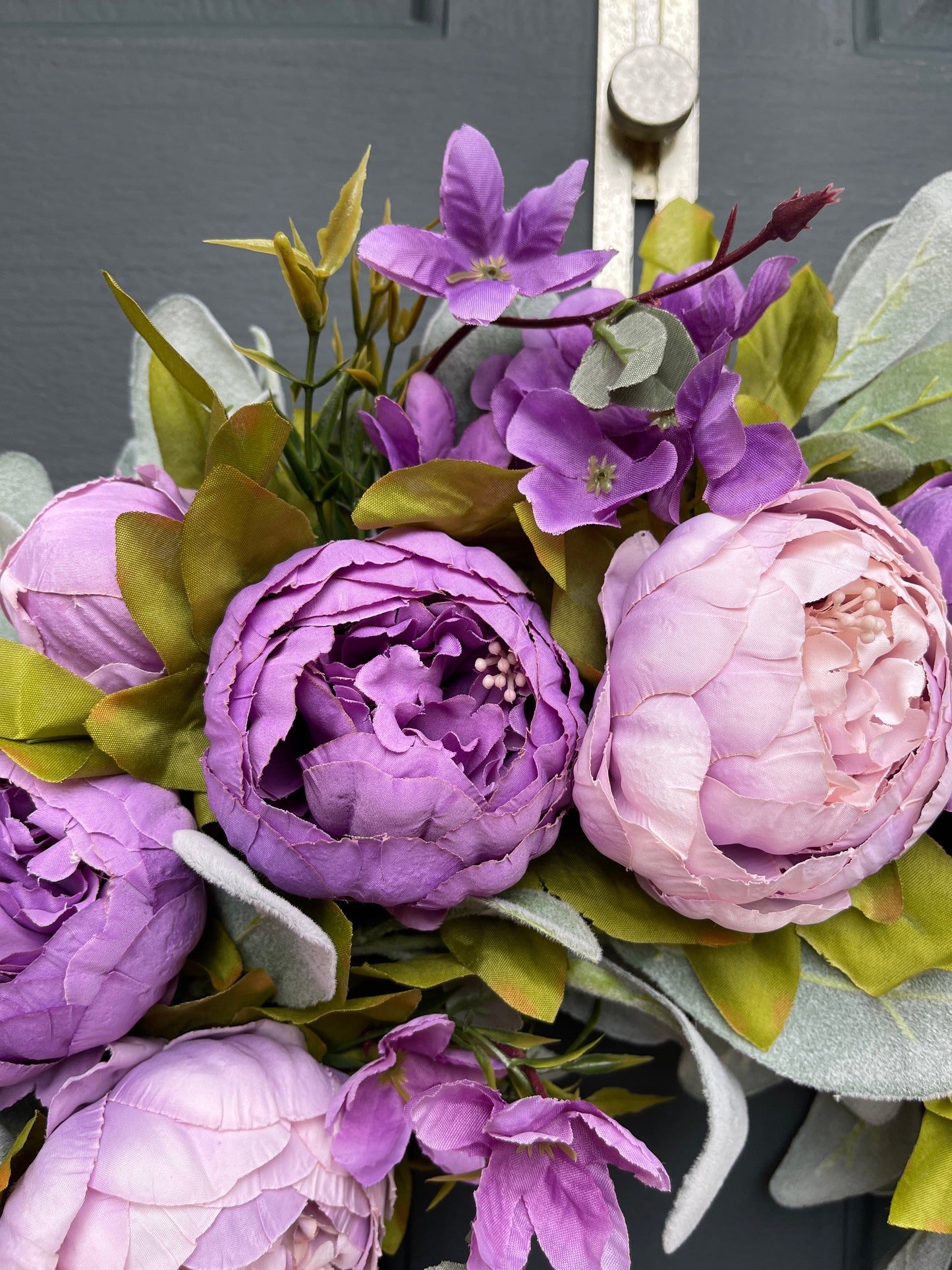 Blush Pink Peony Spring Wreath
