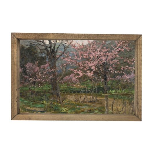 Pink Blossoms Framed Art