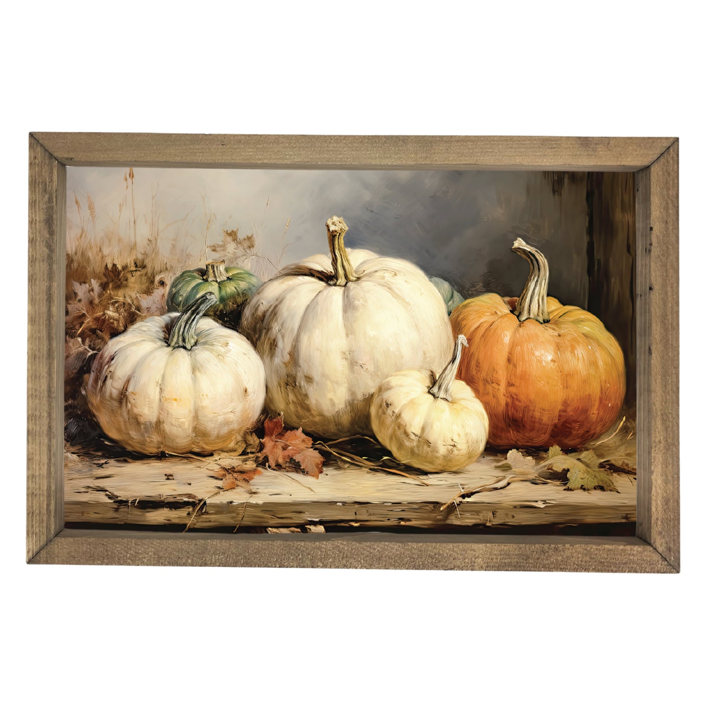 Muted Pumpkins Framed Art