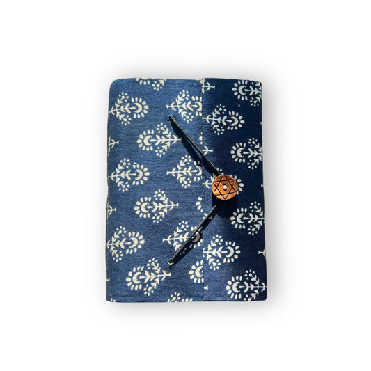 Handcrafted Recycled Paper Journal A5 - Midnight Blue