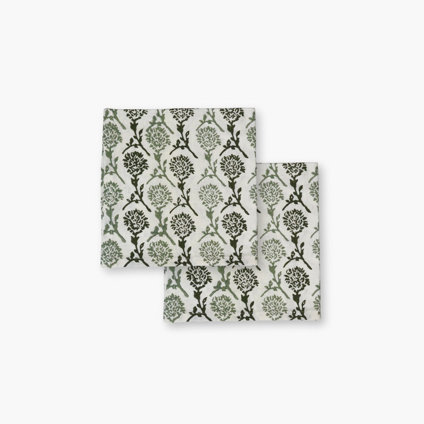 Nikhar Linen Table Napkins - Sage Green Set of 2