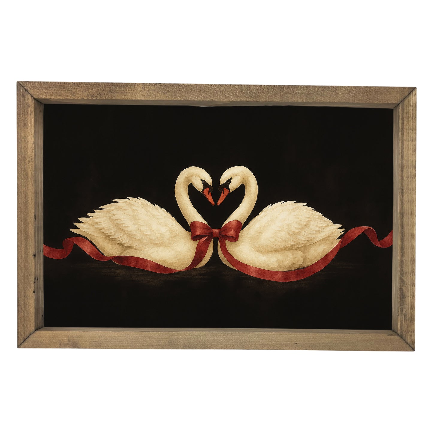 Black Swans of Devotion Framed Art